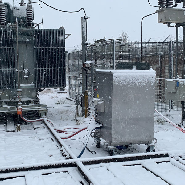 Trojan OMS moisture removal power transformer